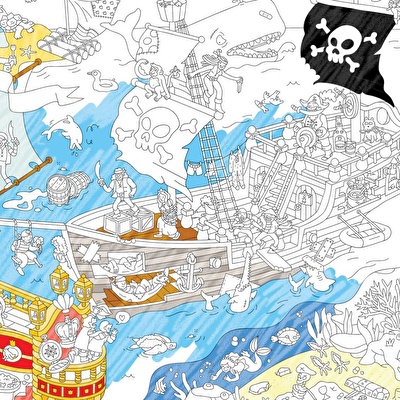 OMY Boyama Posteri - Pirates